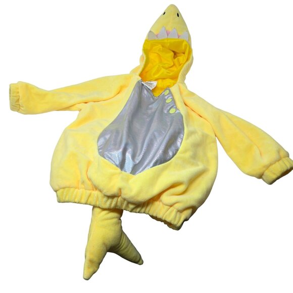 Baby Shark Halloween Costume‎ Infant Size 12 Months Yellow 3D - Picture 1 of 5